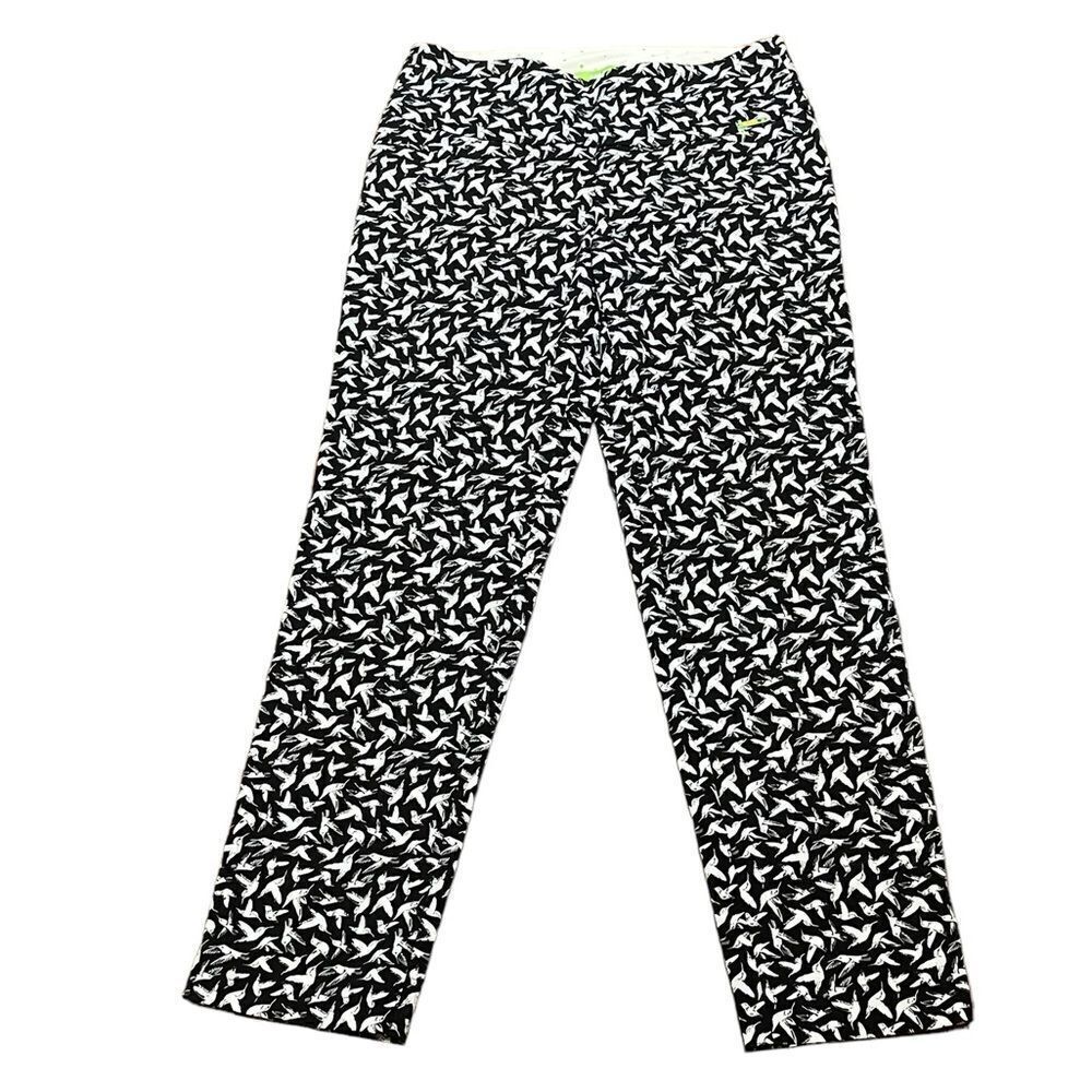 Swing‎ Control Women’s Pants, Hummingbird Print, Size 6